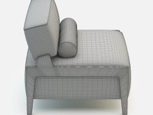 Inno box wood armchair 3D Модель