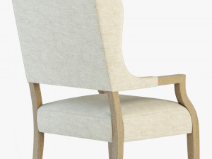 Bernhardt santa barbara dining arm chair Modello 3D