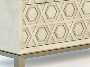 Bernhardt santa barbara drawer chest 3D Model