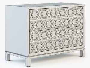 Bernhardt santa barbara drawer chest 3D 모델