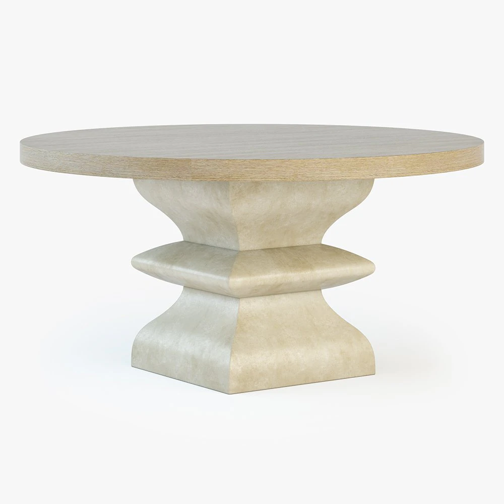 bernhardt santa barbara round dining table 3D Model .c4d .max .obj .3ds .fbx .stl .blend 