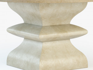bernhardt santa barbara round dining table 3D Модель