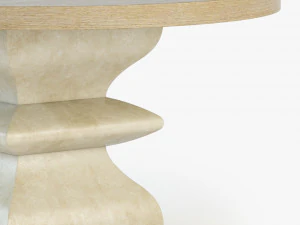 bernhardt santa barbara round dining table 3D Model