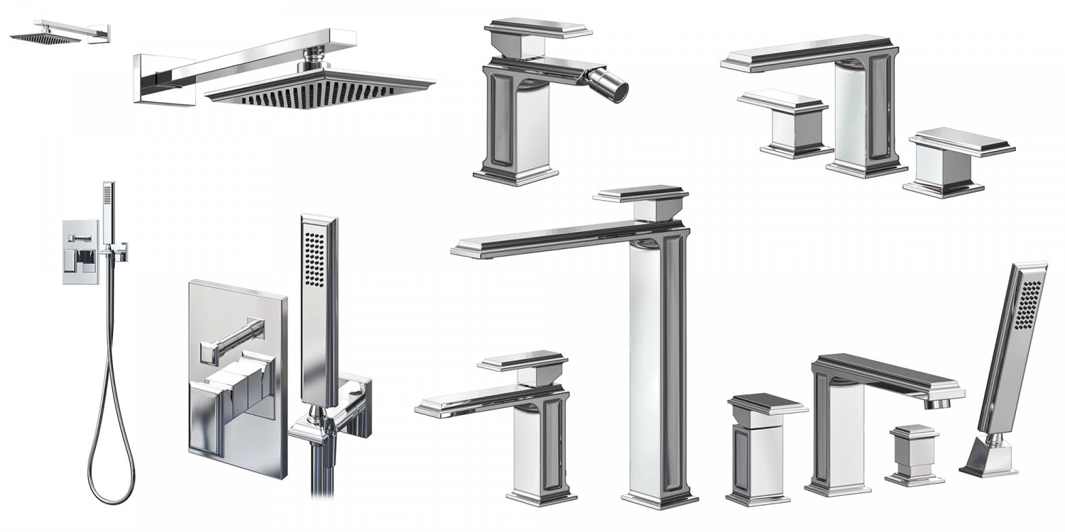 Gessi eleganza 3D Model .c4d .max .obj .3ds .fbx .stl .blend