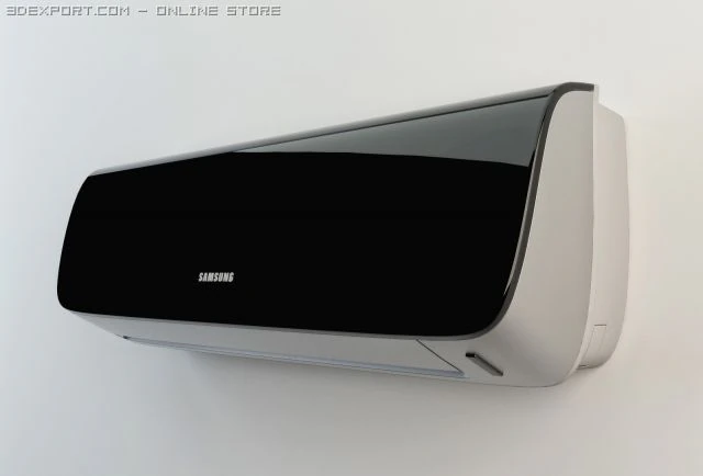 samsung air conditioning 3D Model .c4d .max .obj .3ds .fbx .stl .blend 