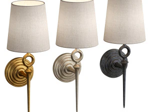 Bristol single sconce visual comfort 3D Model