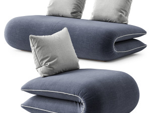 lago chama armchair sofa Model 3D