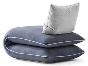 lago chama armchair sofa 3D Model