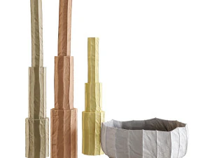 Paola paronetto vase papier argile Modèle 3D