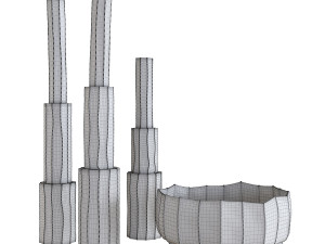 Paola paronetto vase paper clay 3D 모델
