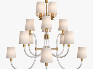 Clarice large chandelier by julie neill Model 3D