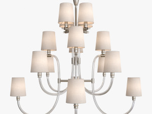 Clarice large chandelier by julie neill 3D Модель