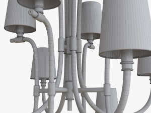 Clarice large chandelier by julie neill 3D Модель
