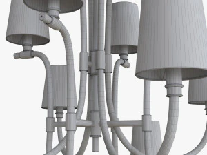 Clarice large chandelier by julie neill 3D Model