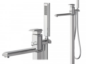 gessi eleganza bath mixer Model 3D