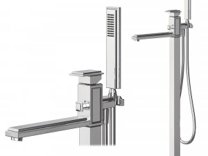 Gessi Eleganza Wannenmischer 3D Modell