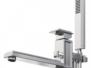 gessi eleganza bath mixer Model 3D
