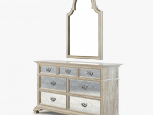 Bernhardt Campania Mirror Dresser Model 3D