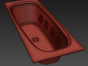 Teuco outline bathtub 3D Model