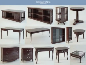 galimberti nino furniture set 3D Model