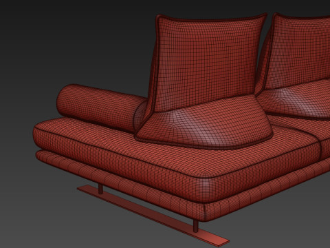 Canapé Prado Modèle 3D