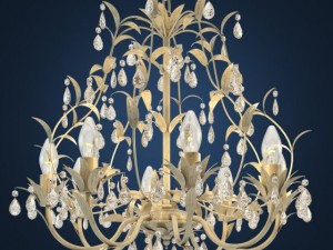 laura ashley lavenham 8 lights Model 3D