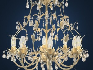 laura ashley lavenham 8 lights 3D मॉडल