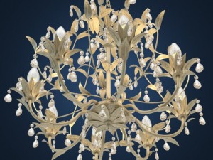 laura ashley lavenham 8 lights 3D मॉडल