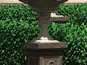 formy małej architektury w postaci doniczki Model 3D