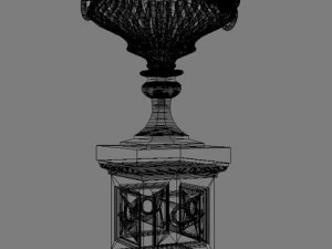small architectural forms a flowerpot 3D Model