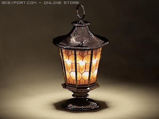 lantern 3D Model .c4d .max .obj .3ds .fbx .stl .blend 