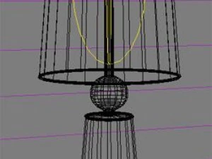 3d table lamp for the interior 3D Model