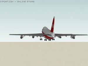 trans world airlines boeing 747121 3D Model