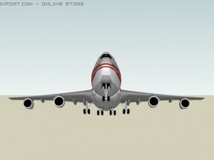 trans world airlines boeing 747121 Modelo 3D