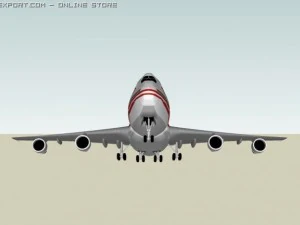 trans world airlines boeing 747121 3D Model