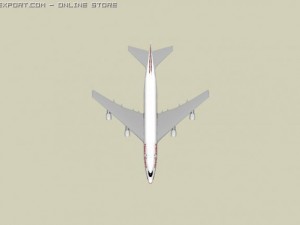 trans world airlines boeing 747121 Modelo 3D