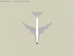 trans world airlines boeing 747121 3D Model