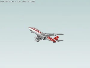 trans world airlines boeing 747121 3D Model