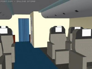 air force one boeing 747200 3D Model