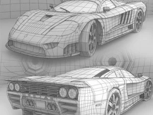 saleen s7 3D Model