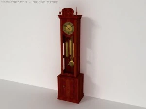 Standuhr 3D Modell