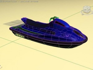 gidrocycle 3D मॉडल
