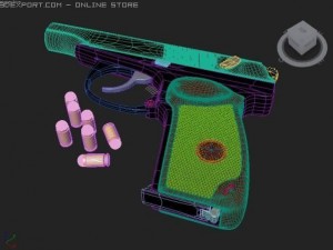 makarov 9mm  pistol Modelo 3D