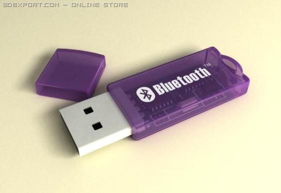Usbbluetooth Modello 3D .c4d .max .obj .3ds .fbx .stl .blend 
