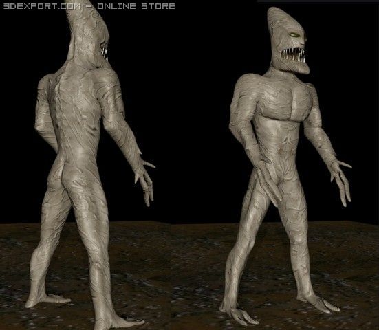 monster Modelo 3D .c4d .max .obj .3ds .fbx .stl .blend 