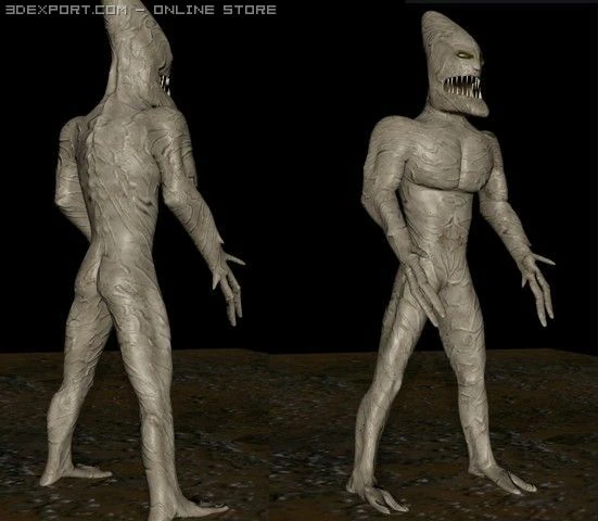 monster 3D Model .c4d .max .obj .3ds .fbx .stl .blend 