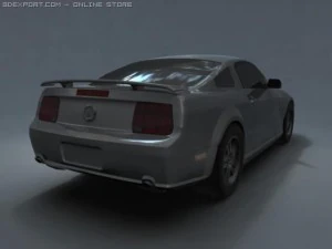 ford mustang gt v8 3D Model