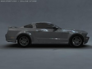 ford mustang gt v8 Model 3D