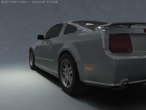 ford mustang gt v8 Model 3D