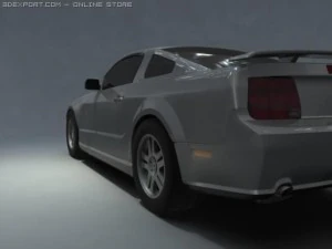 ford mustang gt v8 3D Model